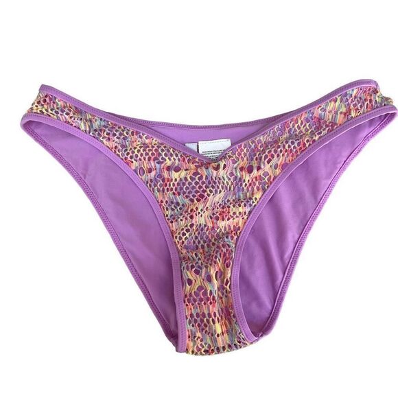 Becca Reveal Coastal Hipster Bikini Bottoms in Orchid size S NWOT - Picture 4 of 7